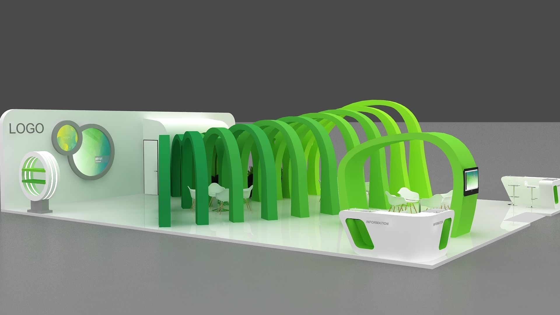 Exhibition design 3D model_12