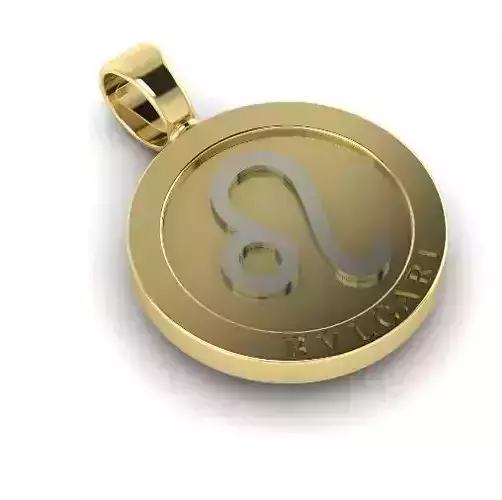 Pendant with zodiac sign leo N01461