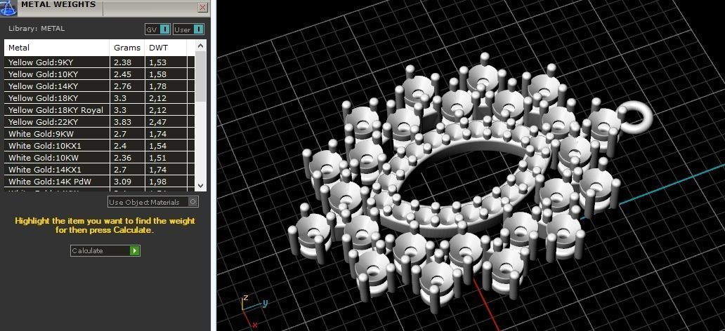 Pendant N01429 3D print model_8