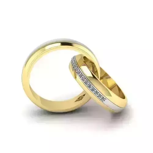 Mens and womens wedding rings N01426