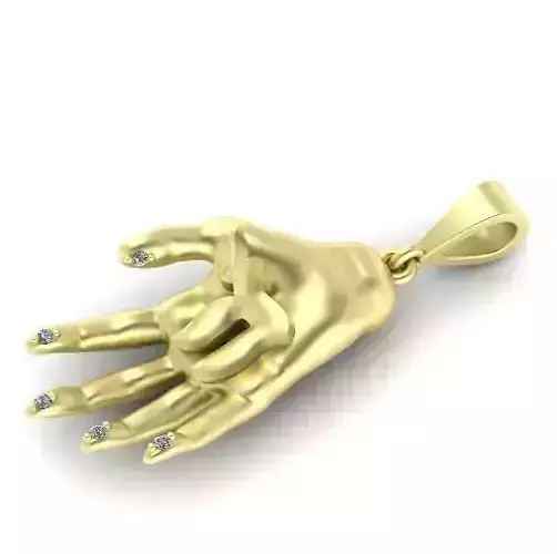 Pendant in the shape of a hand N011777