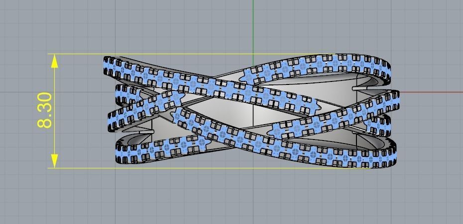 Ring N011767 3D print model_6