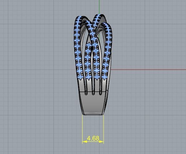 Ring N011767 3D print model_7