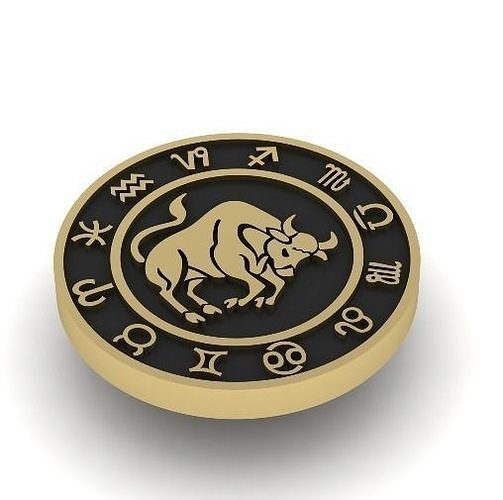 Signs of the zodiac bull N011763 3D print model