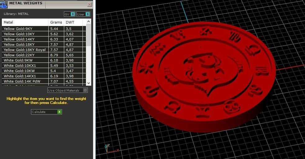Pisces zodiac sign N011761 3D print model_8