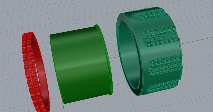Ring N011741 3D print model_2