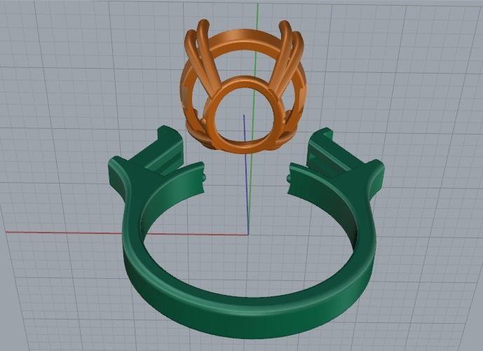 Ring N011740 3D print model_4