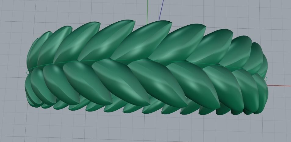 Ring wheat N011738 3D print model_2