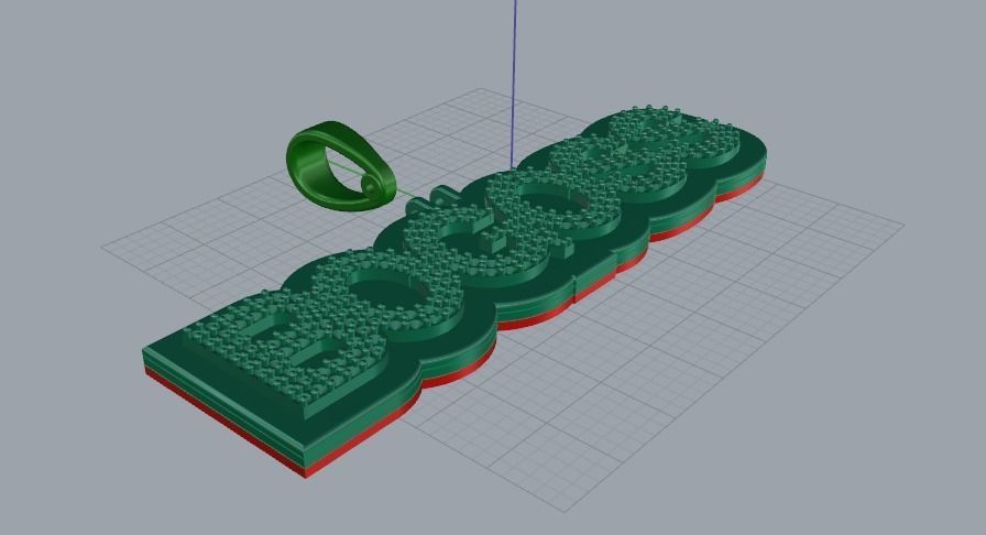 Pendant BOGOSS N011735 3D print model_3