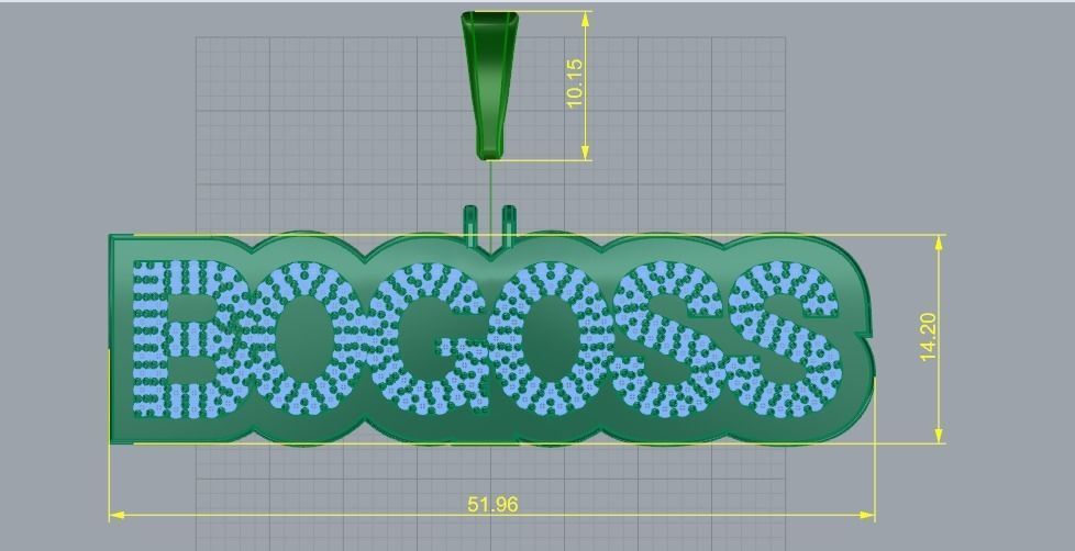 Pendant BOGOSS N011735 3D print model_6