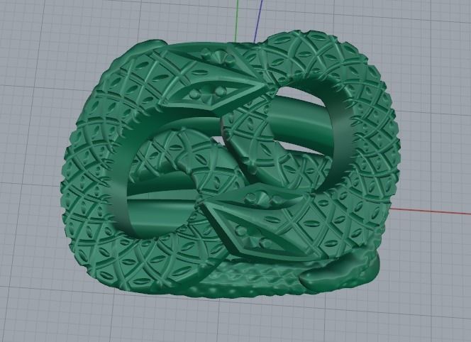 Ring of the Serpent N011734 3D print model_3