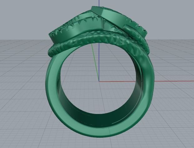 Ring of the Serpent N011734 3D print model_5