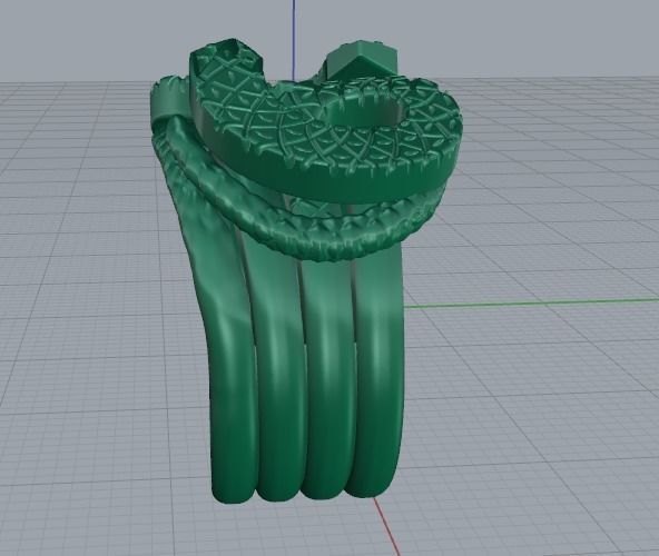 Ring of the Serpent N011734 3D print model_4