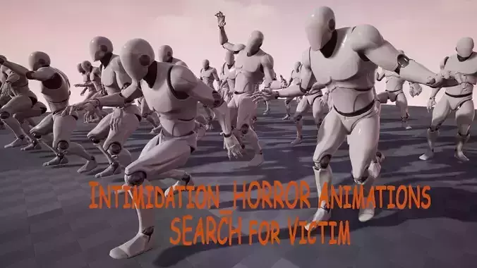 Searche Horror Animations UE4 skeleton 26pc