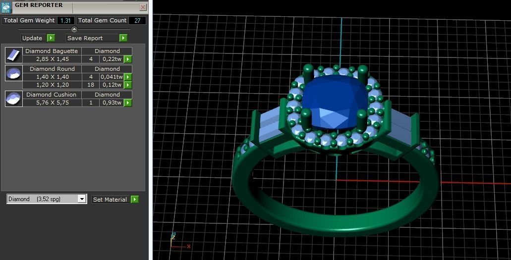 Ring N011729 3D print model_9