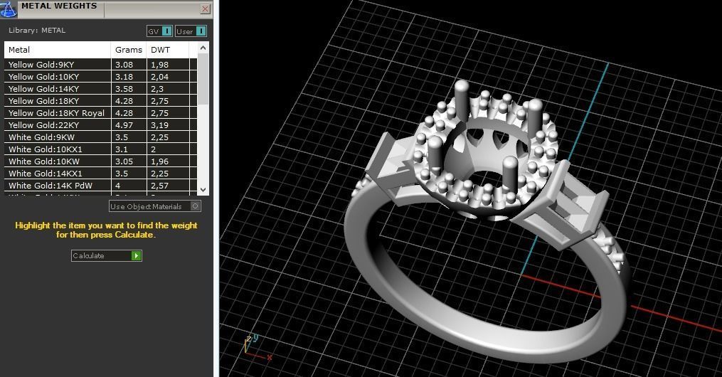 Ring N011729 3D print model_8