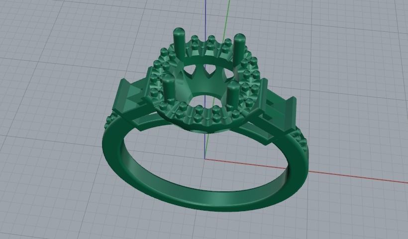 Ring N011729 3D print model_2