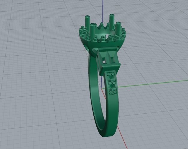 Ring N011729 3D print model_3