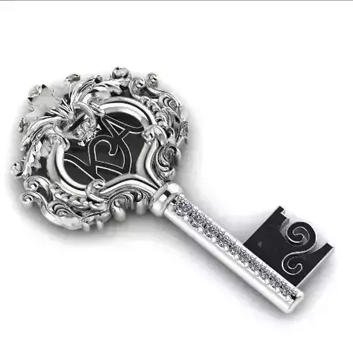 Pendant with key shape N011825