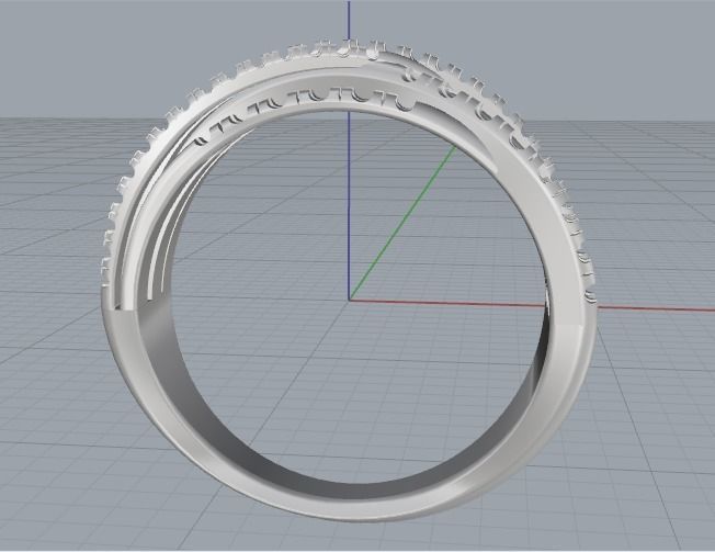 Ring N011820 3D print model_3