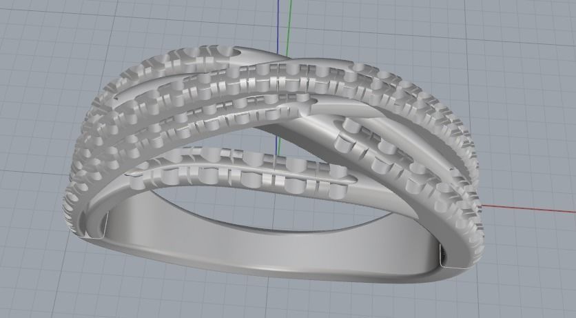 Ring N011820 3D print model_2