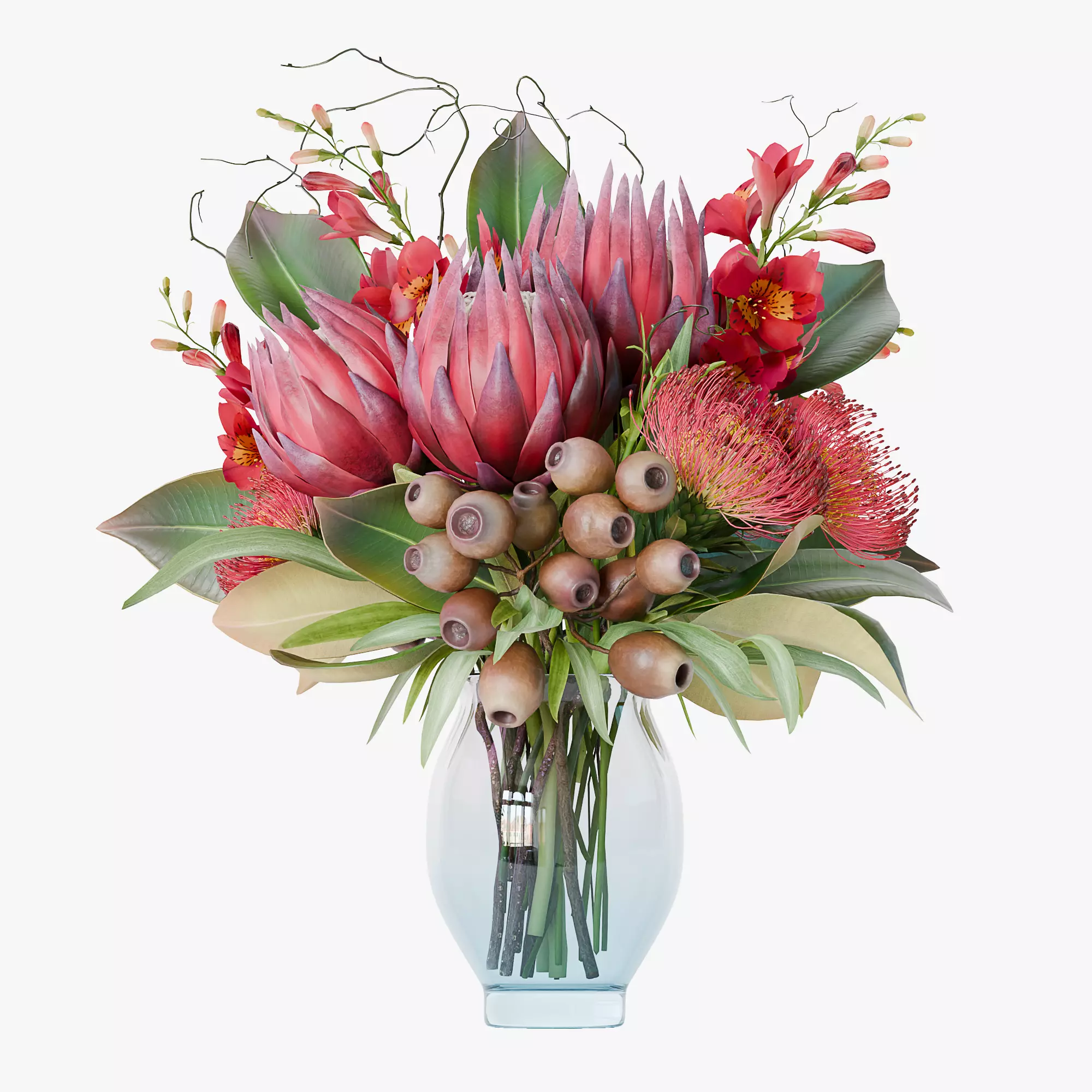 Bouquet of flowers 3D model_0