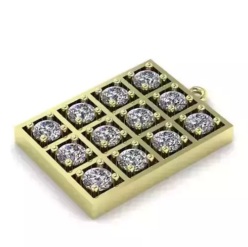 Rectangular Pendant N011789