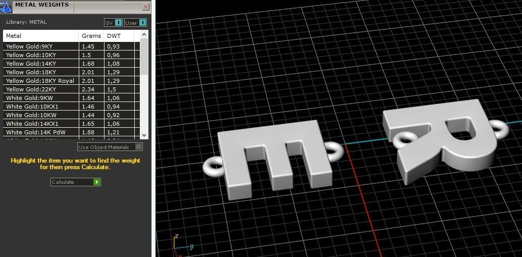 Pendant Letter R E N011784 3D print model_7