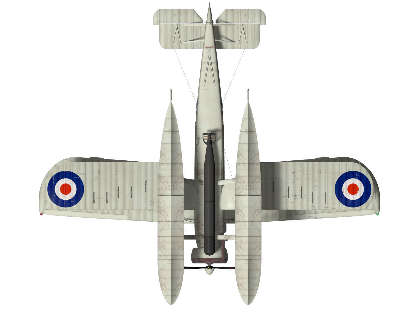 fairey swordfish  Float type 3D model_8