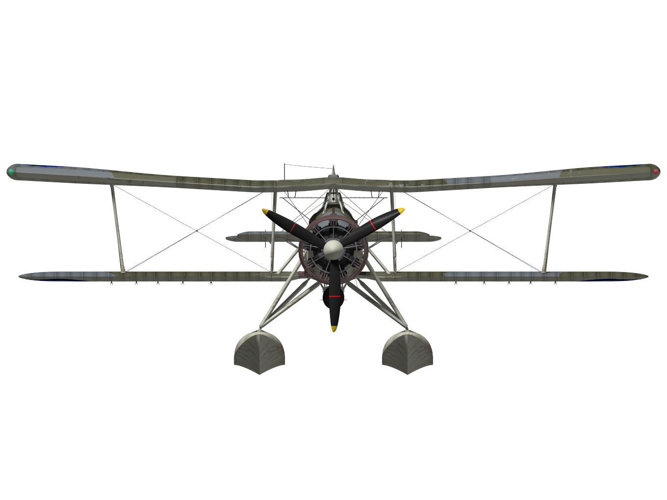 fairey swordfish  Float type 3D model_6