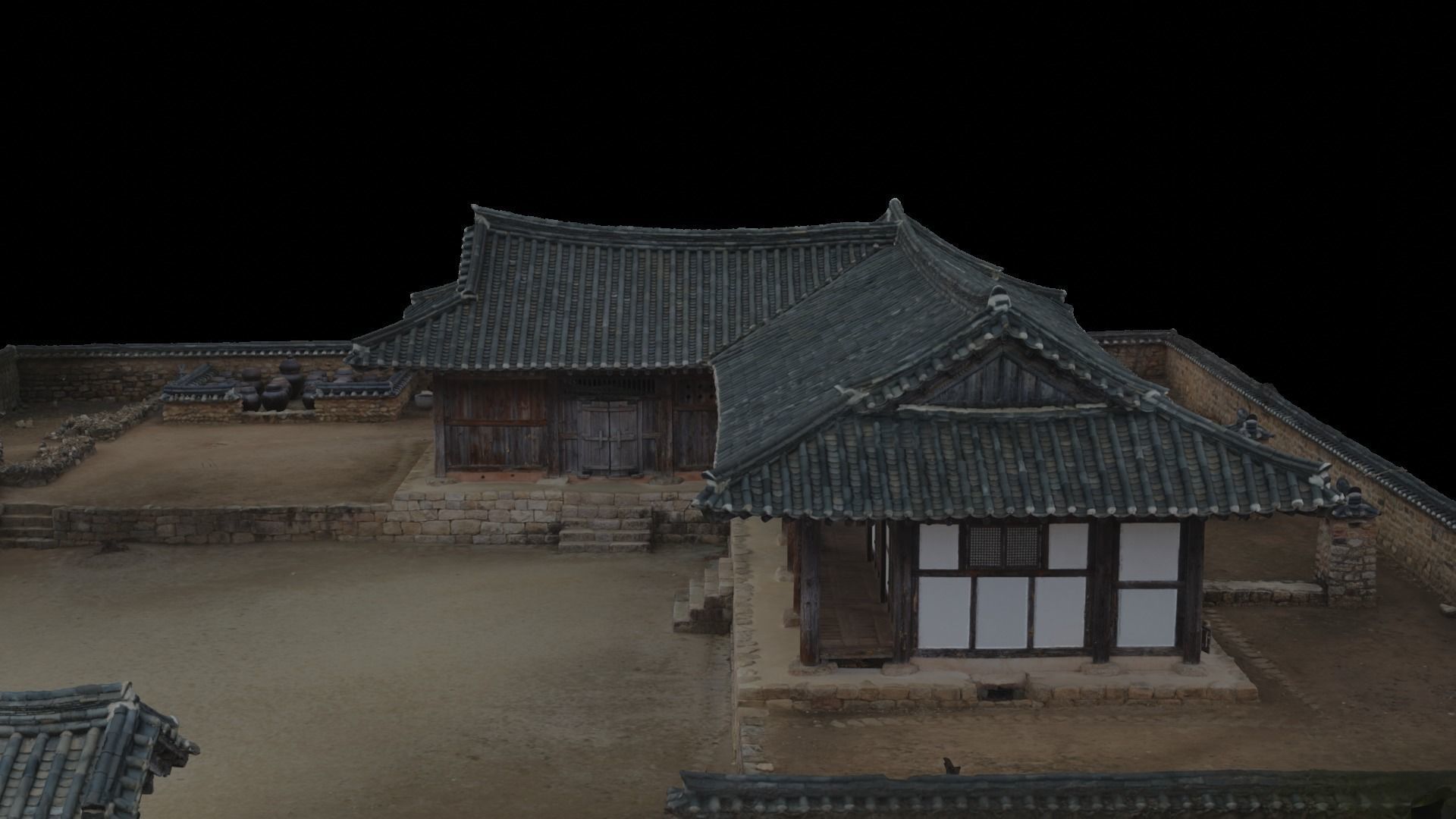Joseon Local Government Main House 3D model_6