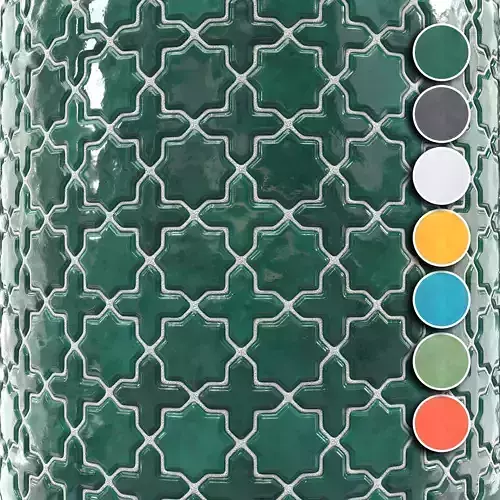 kitchen glaze tile PBR texture 008 Texture