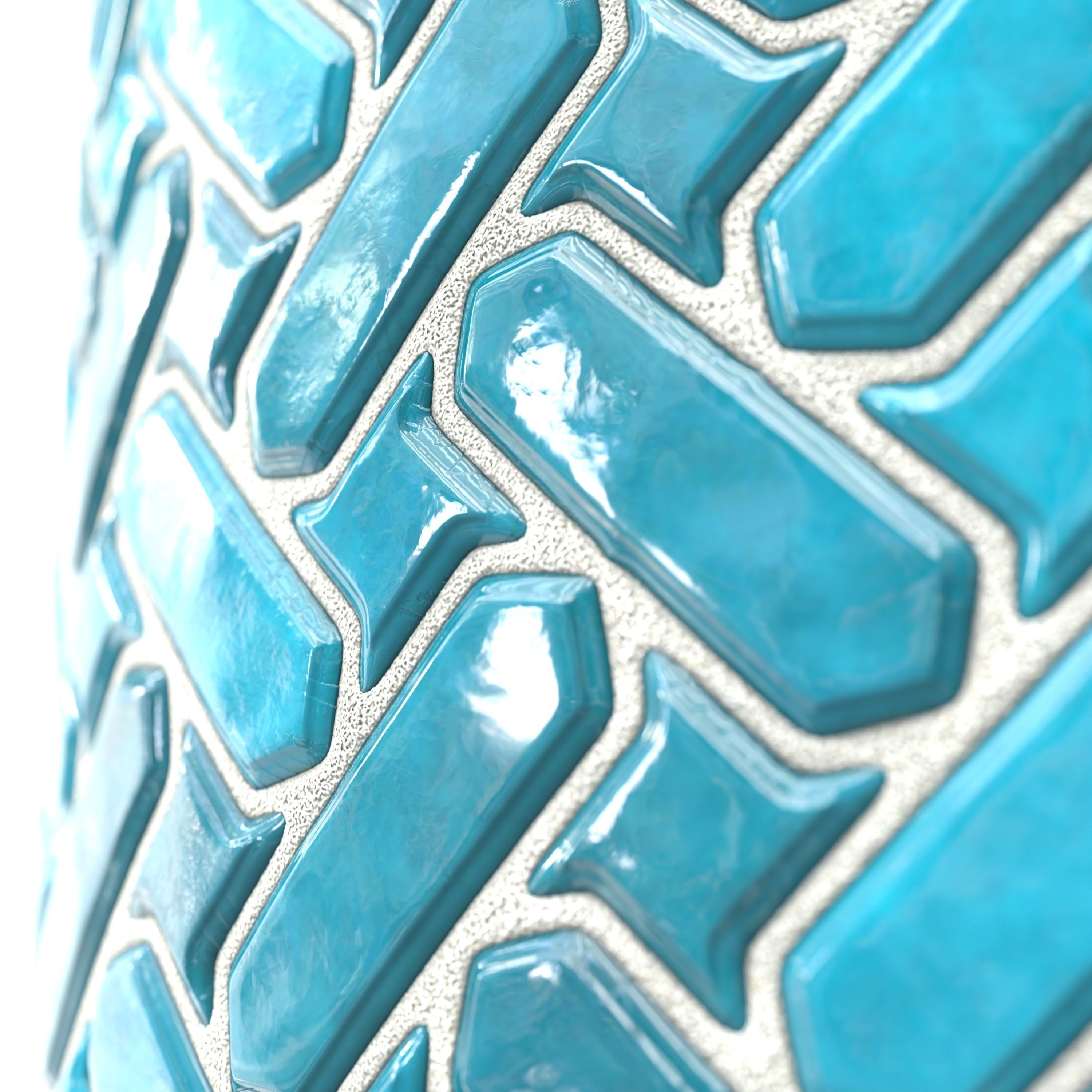 kitchen glaze tile PBR texture 009 Texture_14