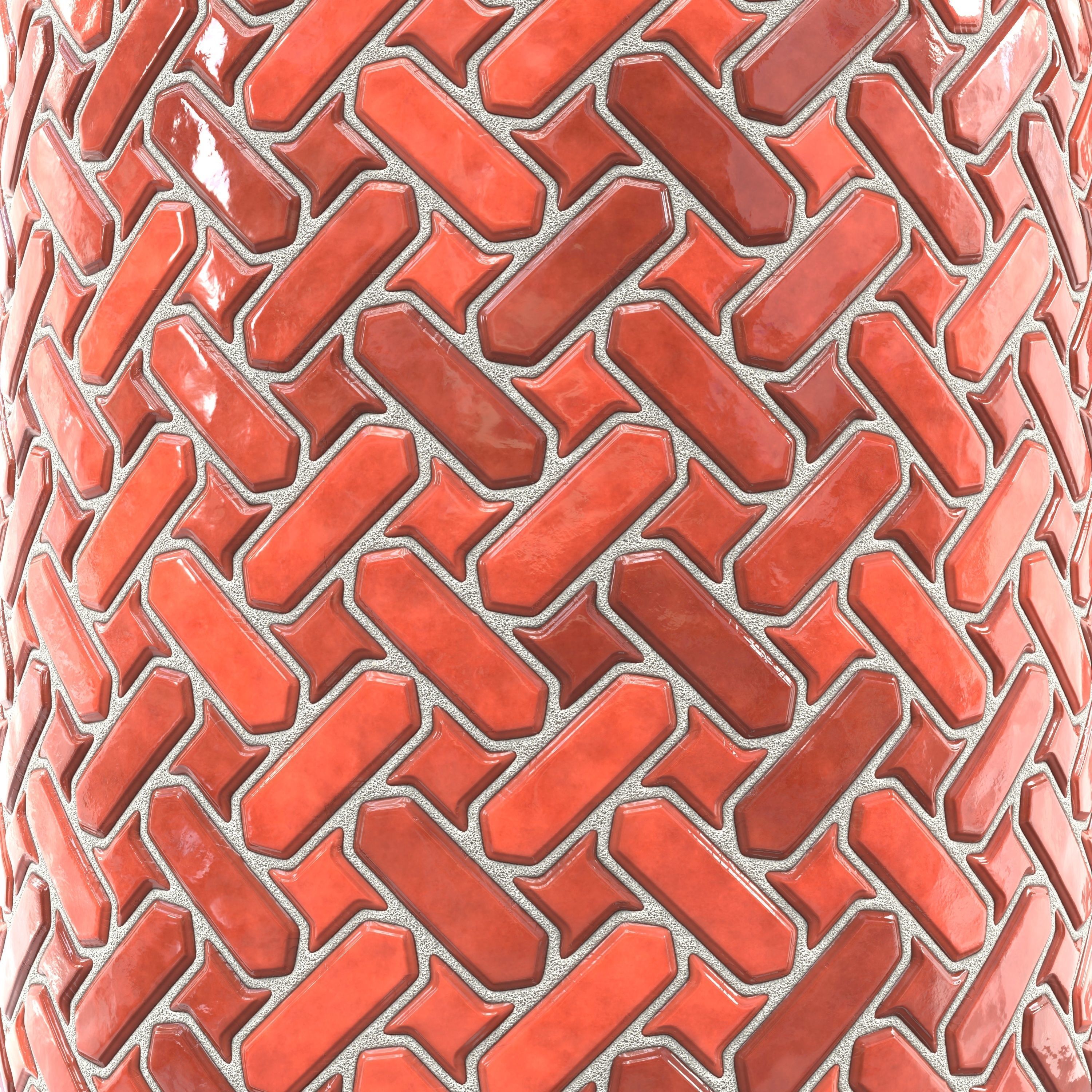 kitchen glaze tile PBR texture 009 Texture_4