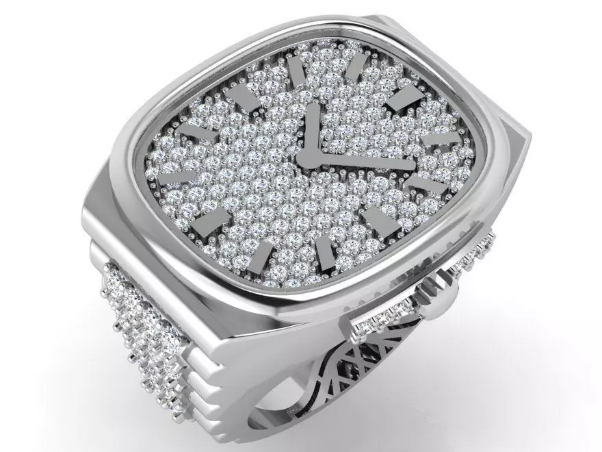 Watch Style Ring 4799 3D print model_0