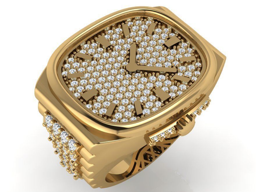 Watch Style Ring 4799 3D print model_1