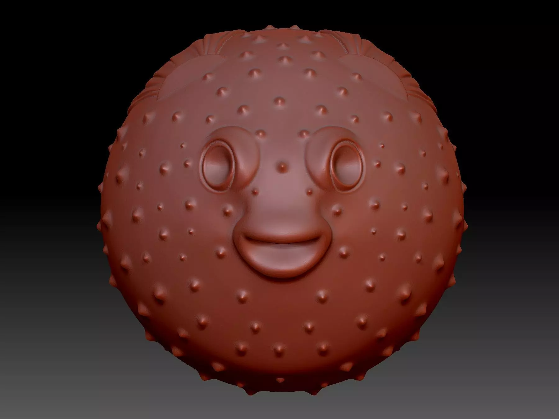 Puffer Fish 3D print model