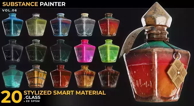 20 Stylized Smart Materials Glass Vol 06