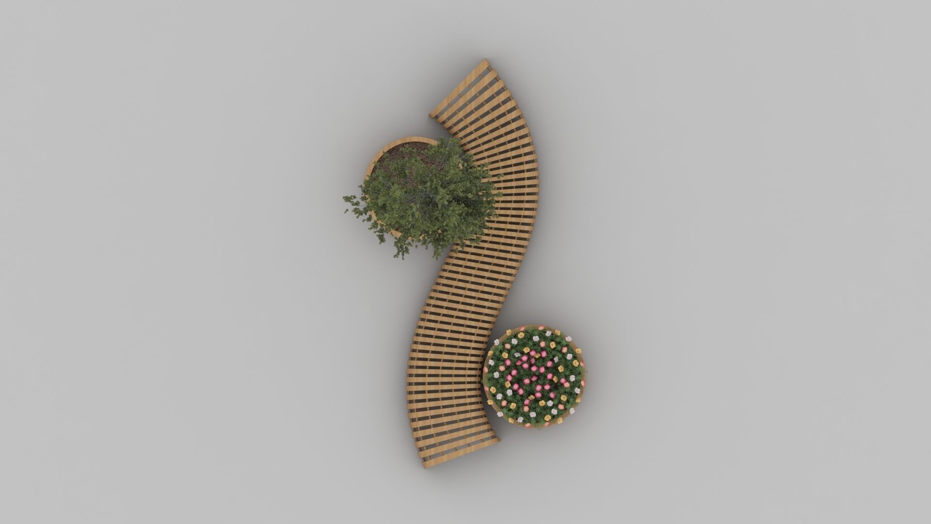 Seating parametric Free 3D model_1