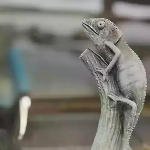 Model Chameleon Ornament