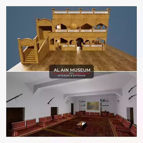 Al ain museum 3d model