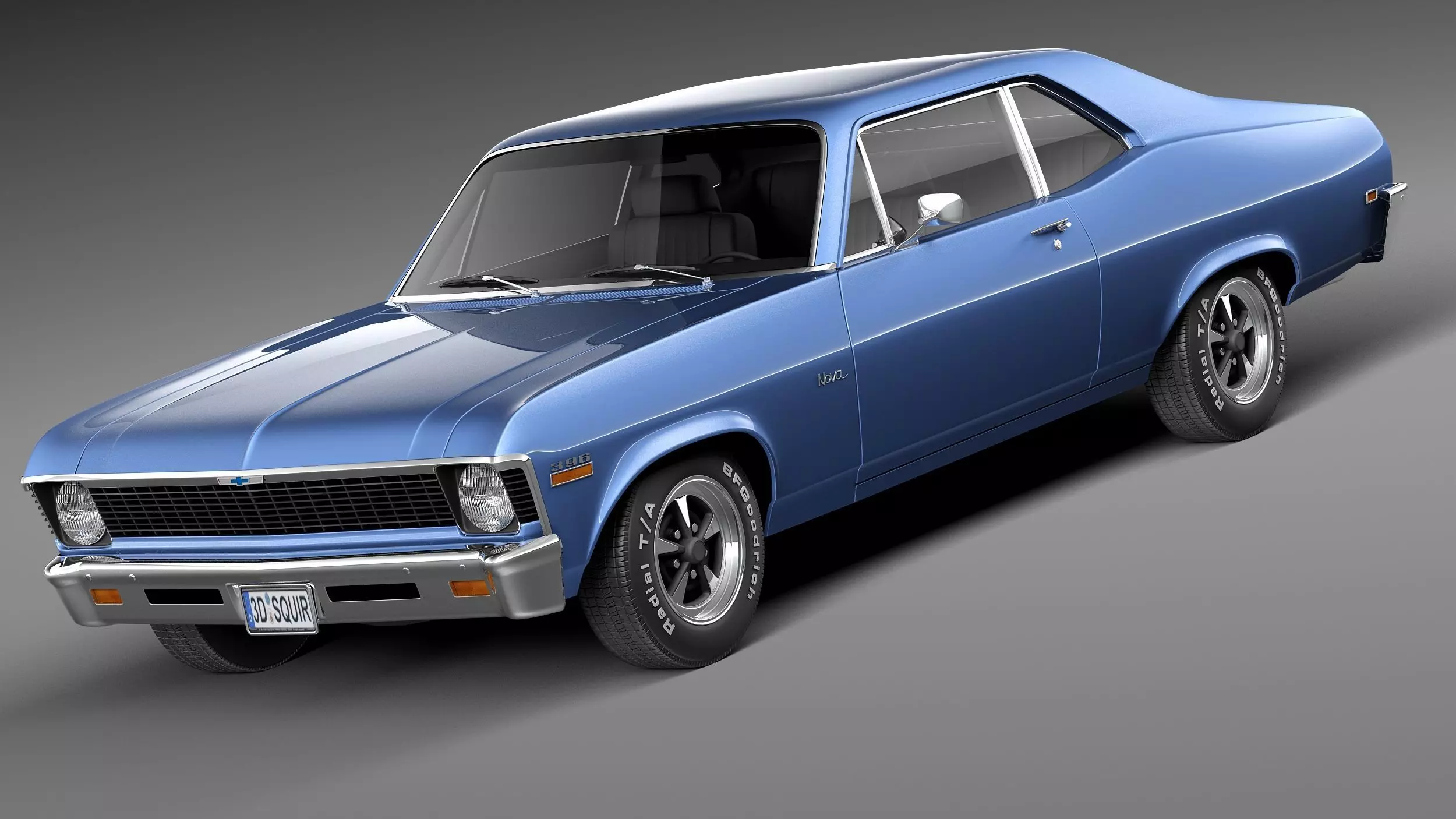 Chevrolet Nova 1969 3D model