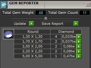 Round Diamond Ring 4818 3D print model_8