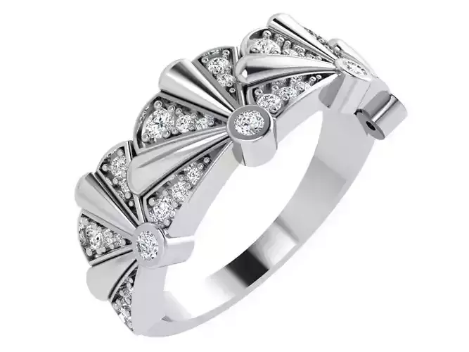 Unique Diamond Ring 4819