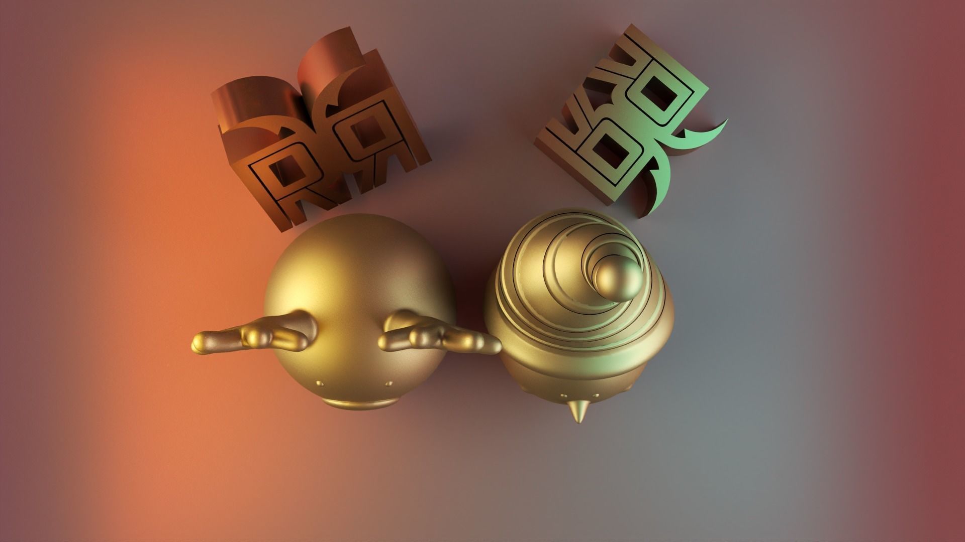 snowman deer cute decor 3D print model_9