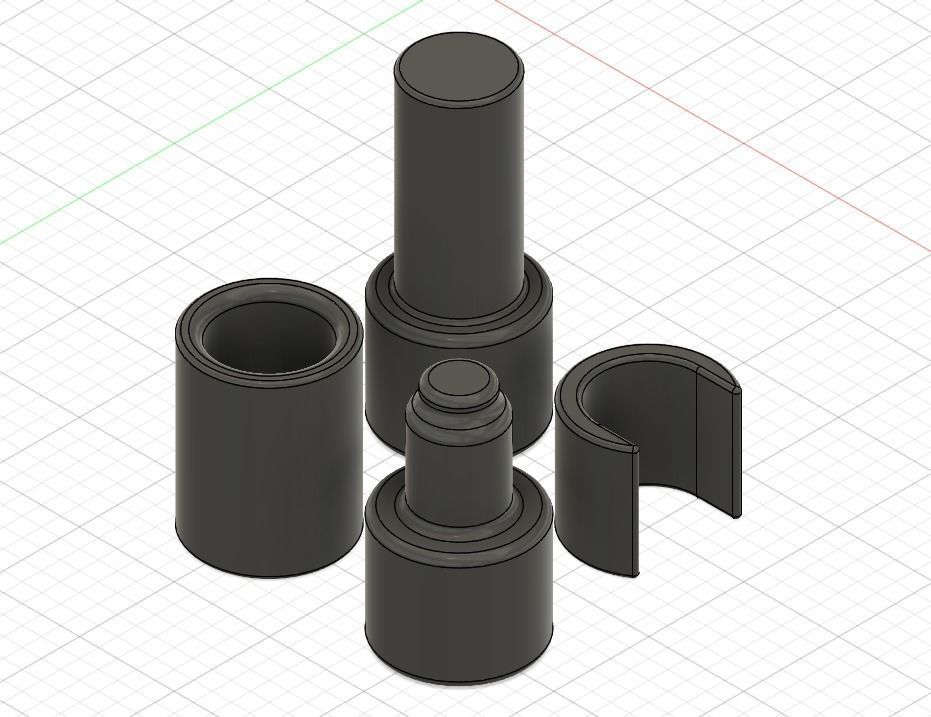 Paperplug Tool 25mm 3D print model_1