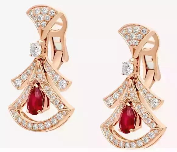 DIVAS DREAM EARRINGS 3D print model