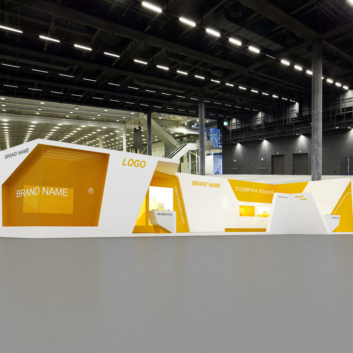 booth 3d 3D model_11