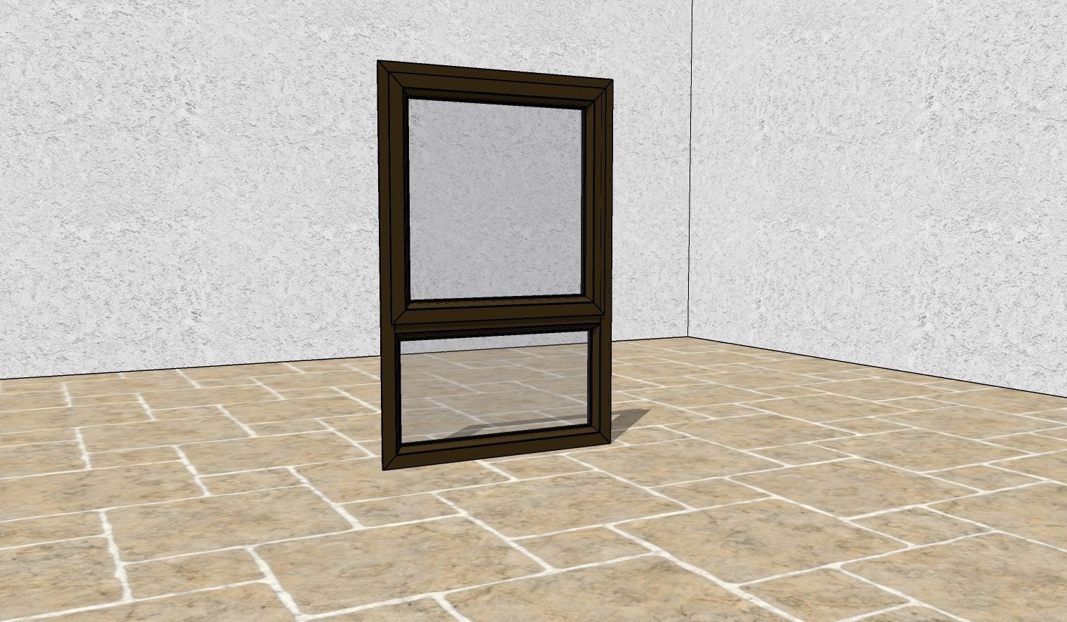 ALUMINIUM Window PT69 3D model_4