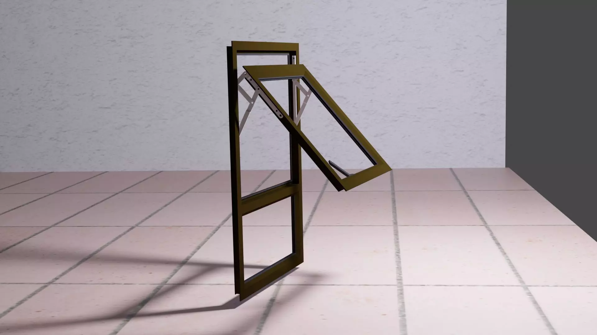 ALUMINIUM Window PT69 3D model_0